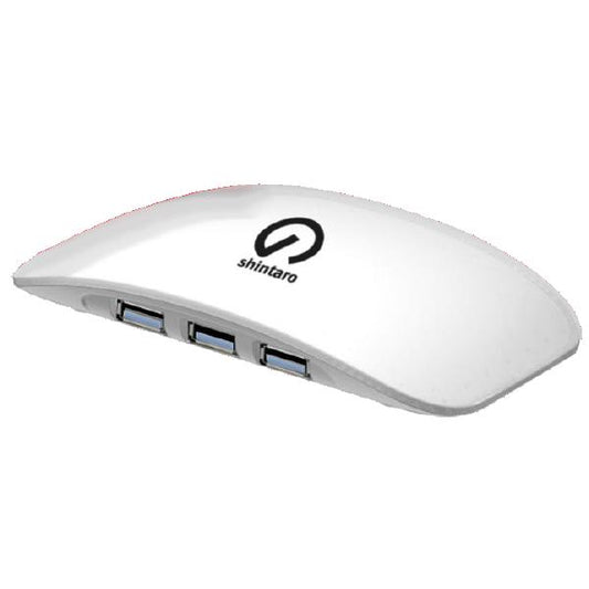 Shintaro 4 Port USB 2.0 Hub - Compact &amp; Lightweight Design for Multiple Device Connectivity-0