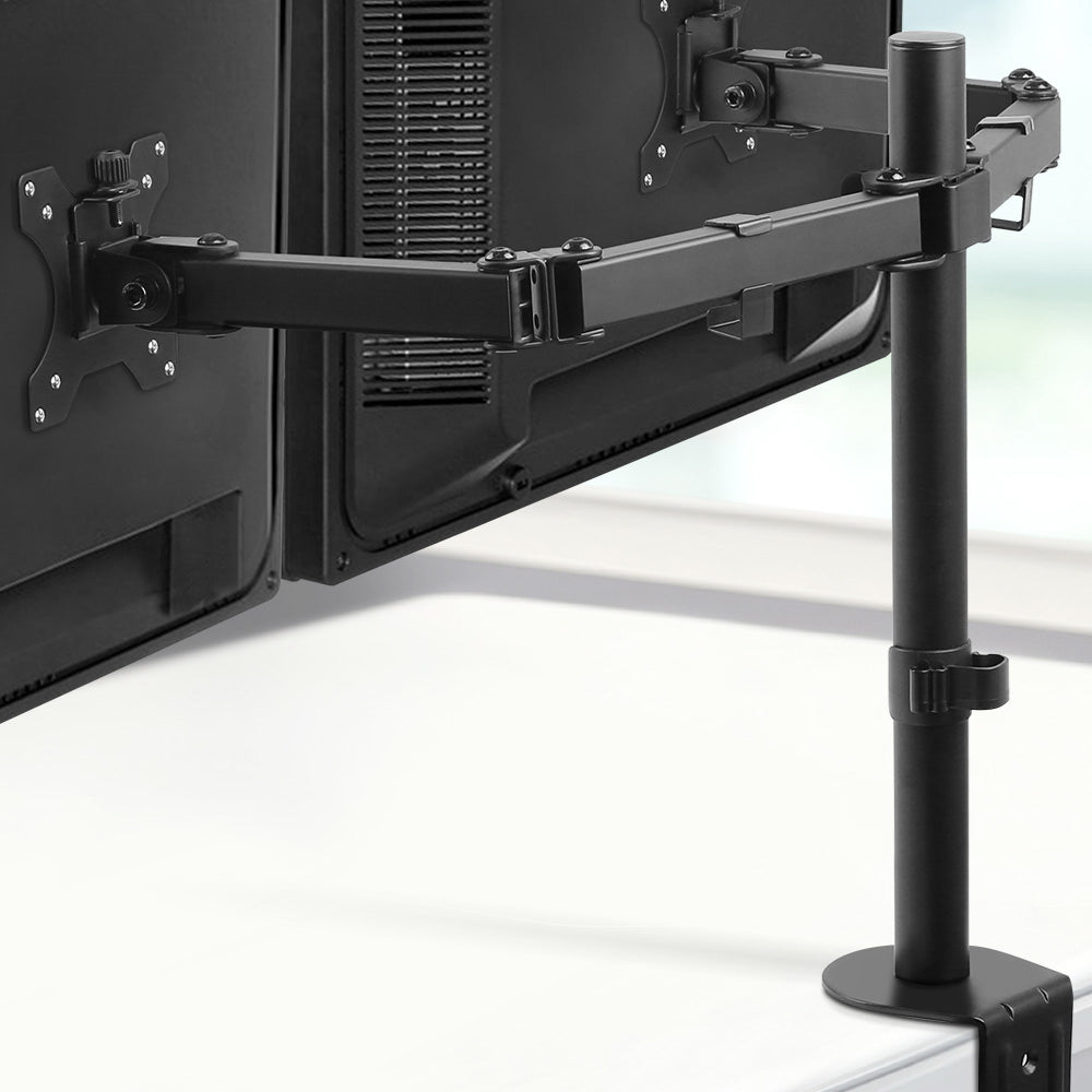 Artiss Monitor Arm Dual Desk Mount Screen Bracket Holder-6