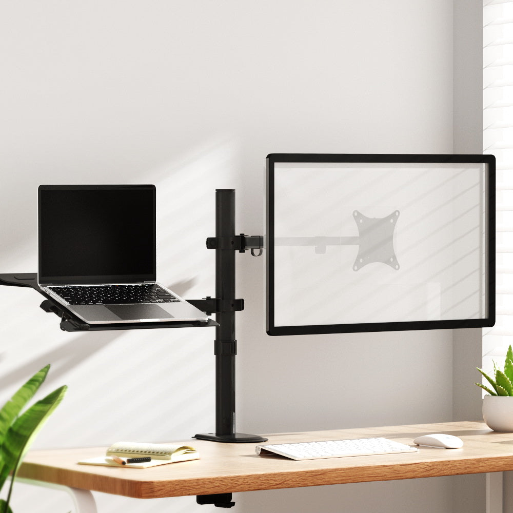 Artiss Monitor Arm Desk Mount Laptop Tray-7