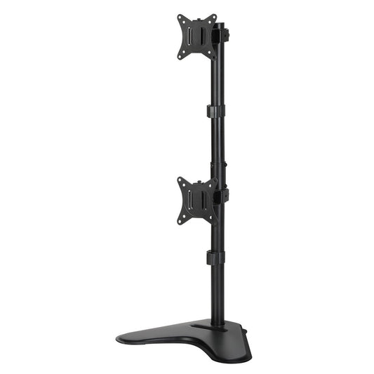 Artiss Monitor Arm Stand Dual Mount HD LED TV Bracket Holder Freestanding-0