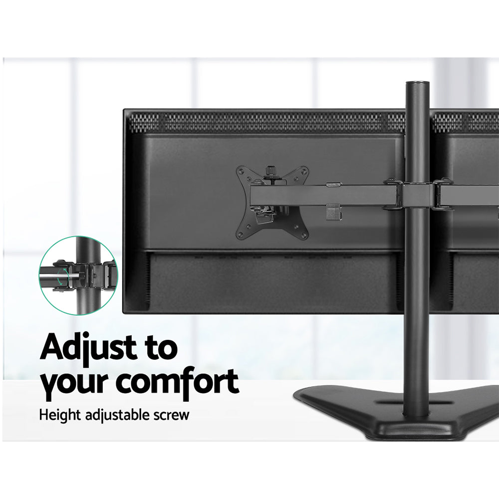 Artiss Monitor Arm Stand Dual Black-4