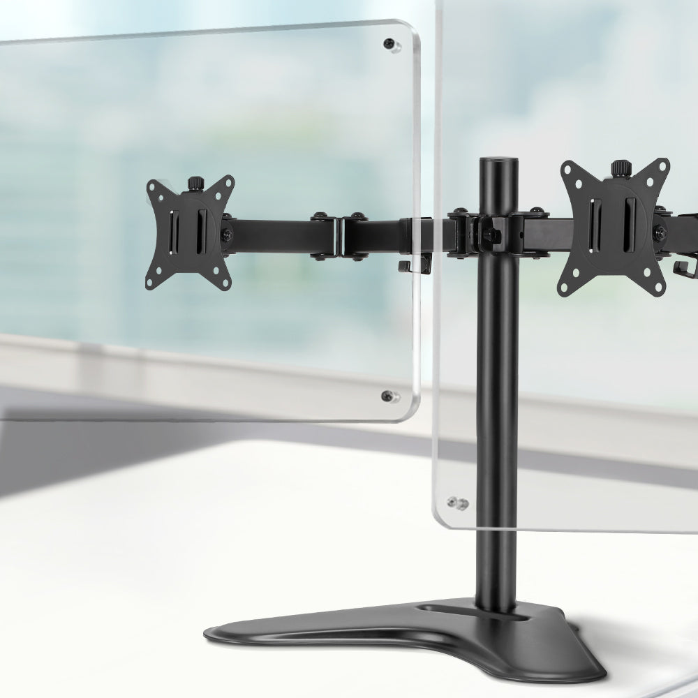 Artiss Monitor Arm Stand Dual Black-7