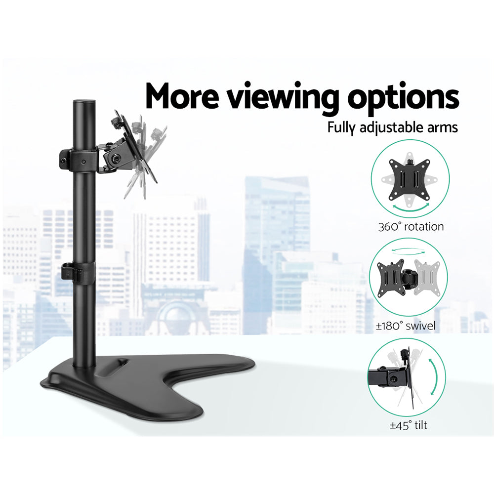 Artiss Monitor Arm Stand Single Black-3