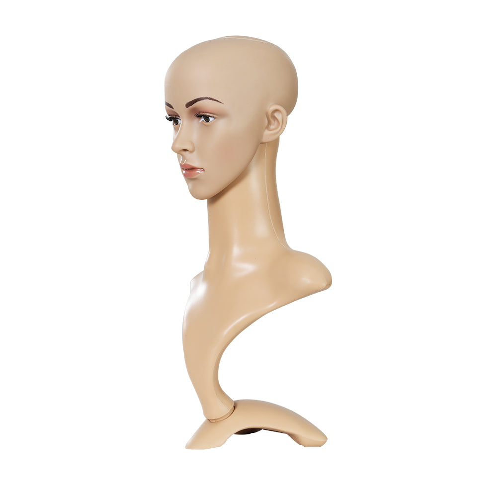 Embellir Female Mannequin Head Dummy Model Display Shop Stand Professional Use-0