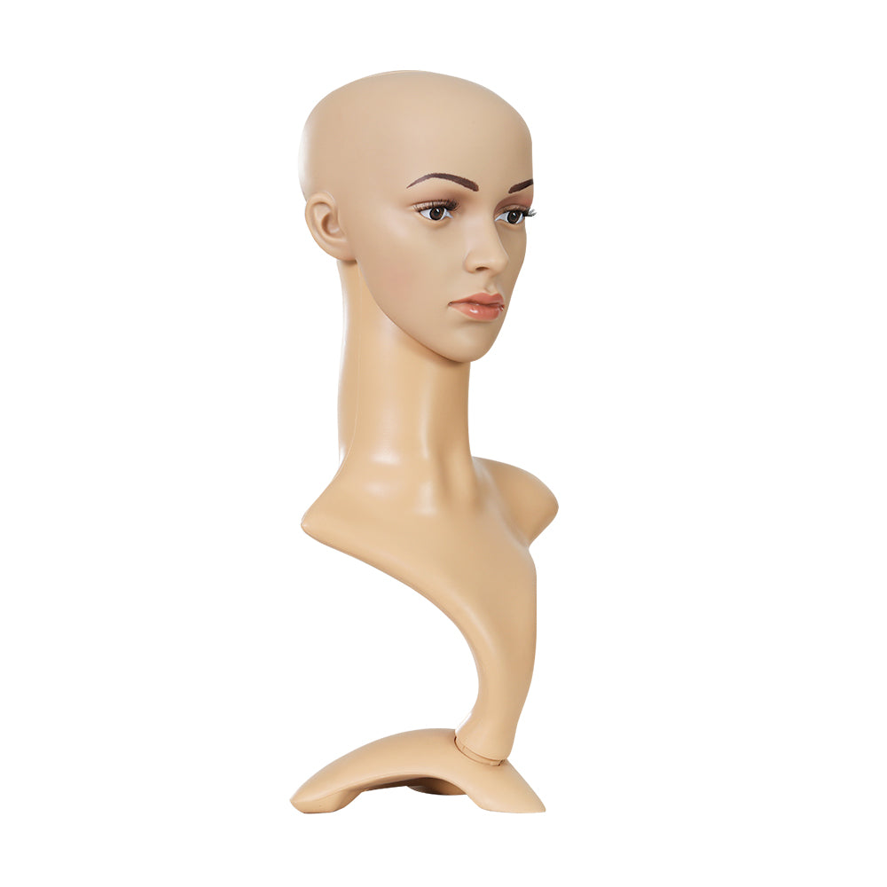 Embellir Female Mannequin Head Dummy Model Display Shop Stand Professional Use-3