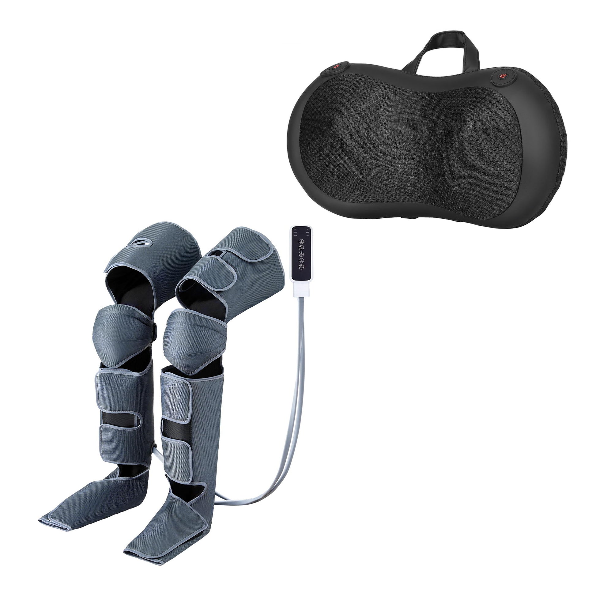 Livemor Leg Foot Massager Air Compression With Back Neck Massager Heat-0