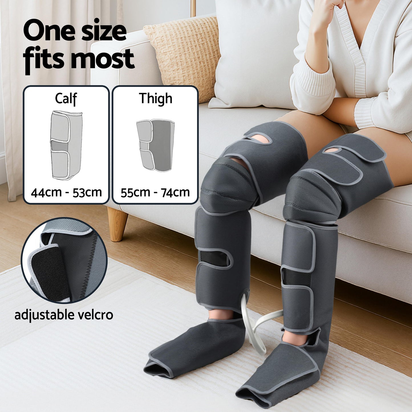 Livemor Electric Leg Foot Massager Air Wrap With Shiatsu Neck Massager Heating-6
