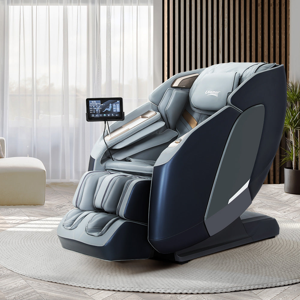 Livemor 4D Massage Chair Electric Recliner Double Core Mechanism Massager Melisa-6