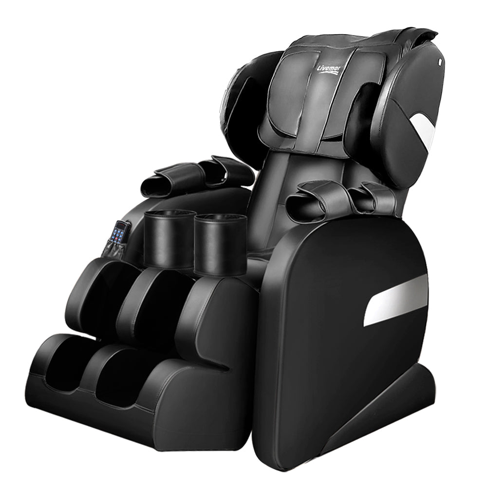 Livemor Massage Chair Electric Recliner 22 Nodes Massager Belmue-0