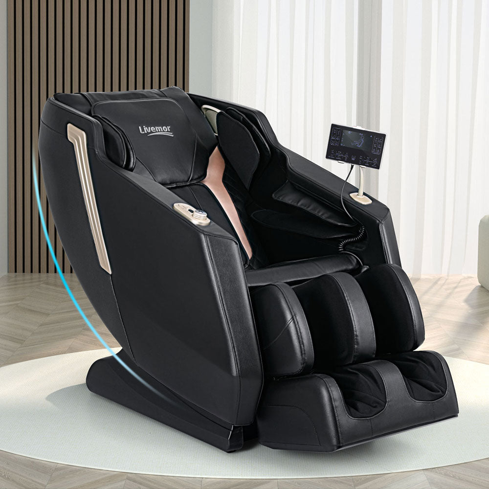 Livemor Massage Chair Electric Recliner Home Massager Baird-6