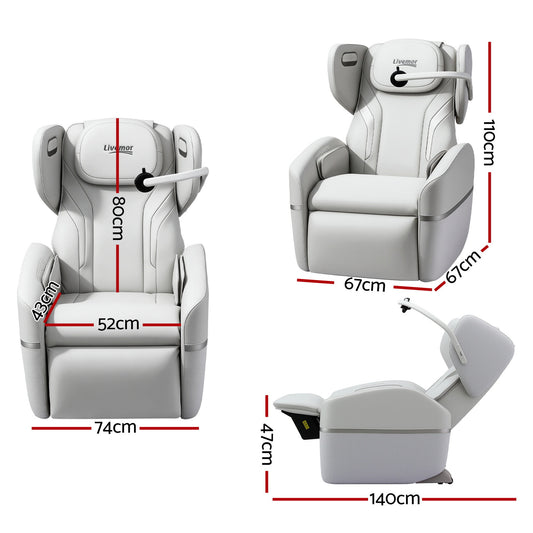 Livemor Massage Chair Electric Vibration Recliner Chair ZENO-1