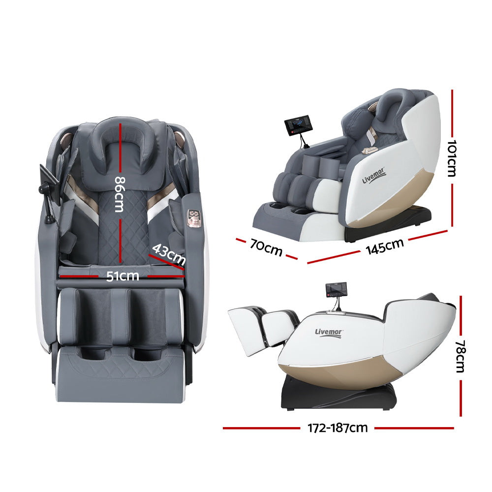 Livemor Massage Chair Electric Recliner Home Massager Beryl-1