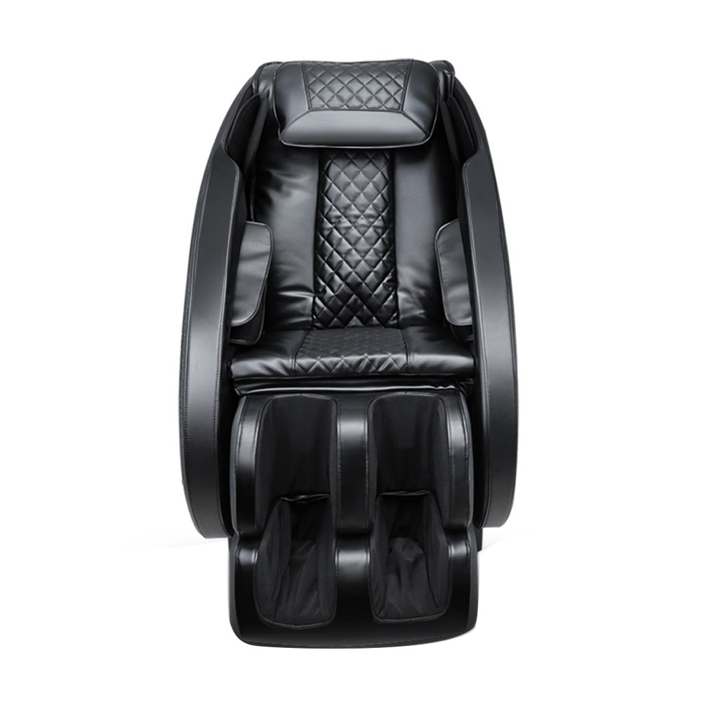 Livemor Massage Chair Electric Recliner Massager Black Ellmue-2