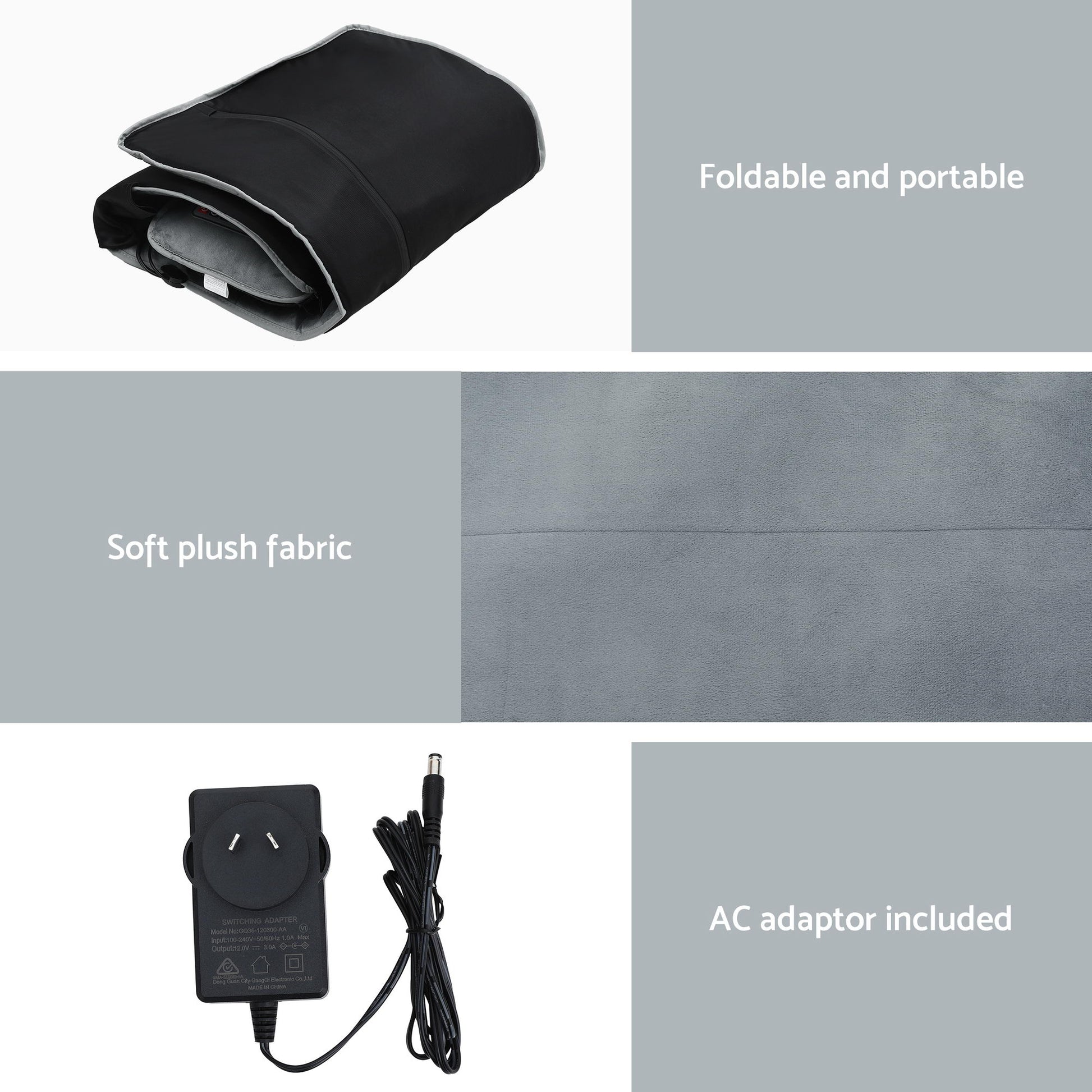 Livemor Massage Mat 10-nodes Vibration Heating Massage Cushion-7