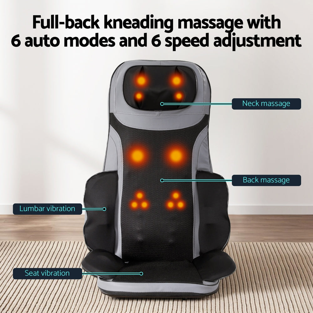 Livemor 8-nodes Full Back Massage Cushion Heating Massage Seats-3