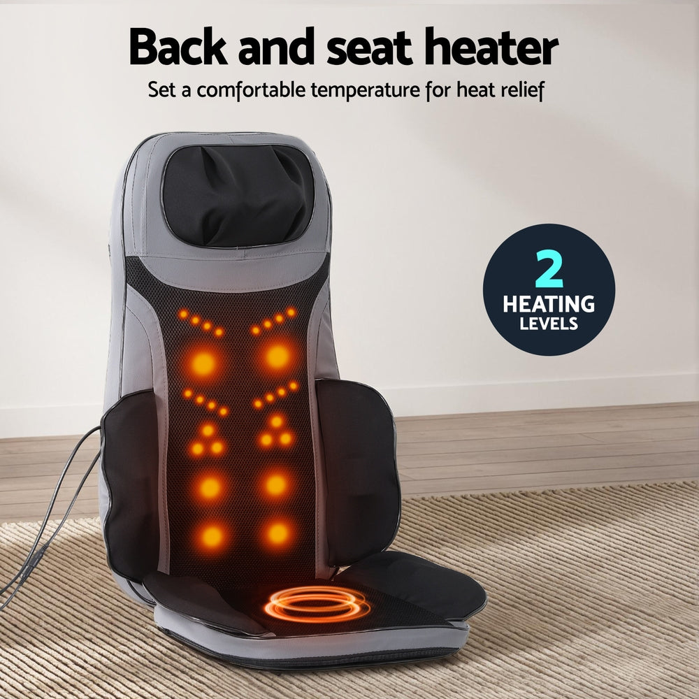 Livemor 8-nodes Full Back Massage Cushion Heating Massage Seats-4