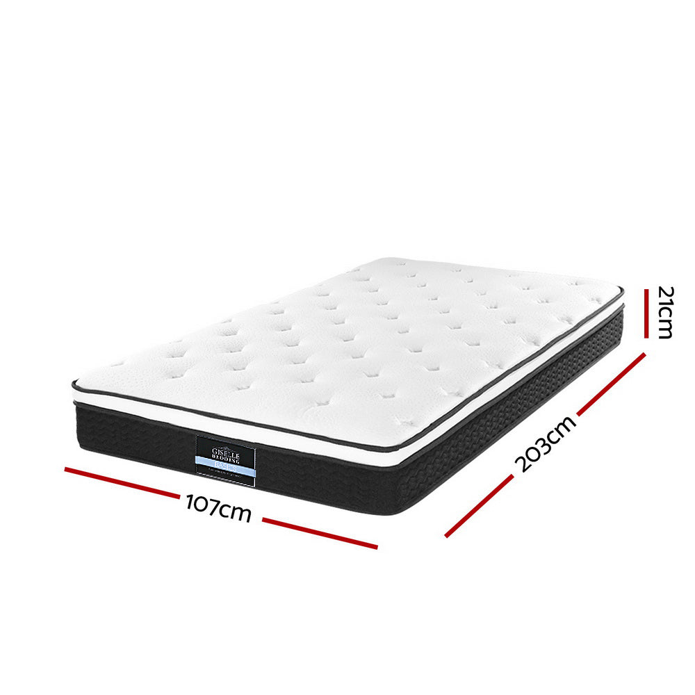 Giselle Bedding 21cm Mattress Euro Top King Single-1