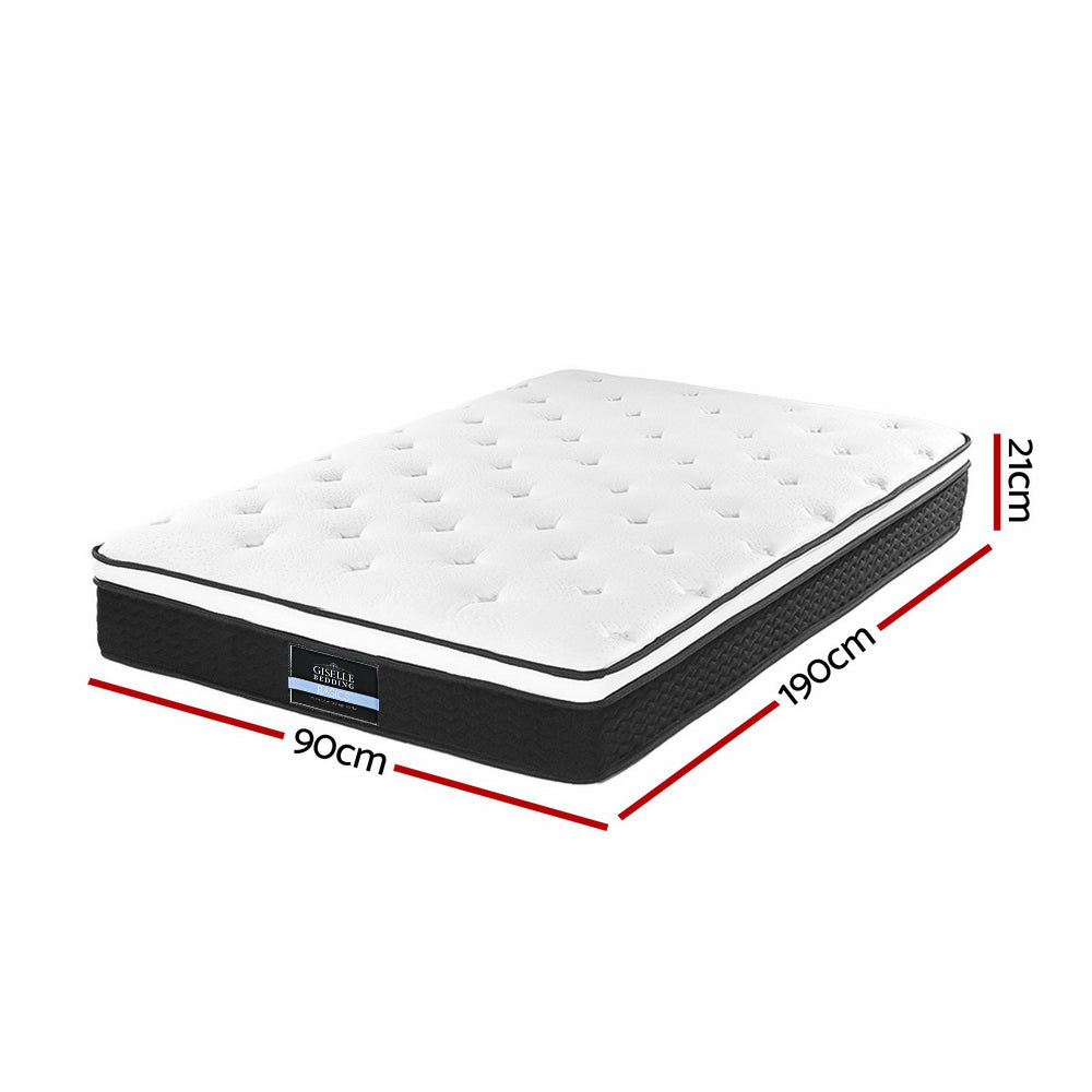 Giselle Bedding 21cm Mattress Euro Top Single-1