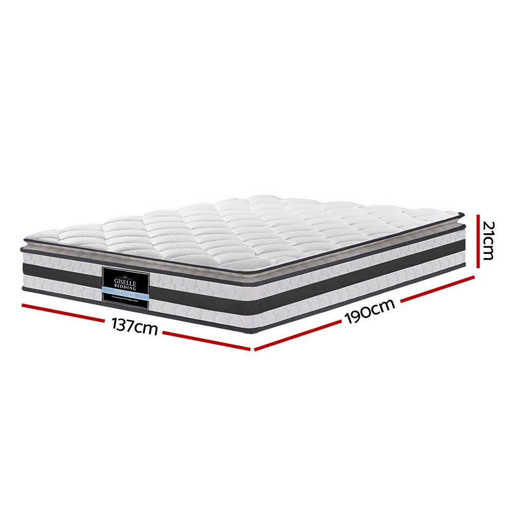 Giselle Bedding 21cm Mattress Pillow Top Double-1