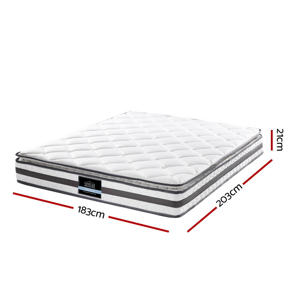 Giselle Bedding 21cm Mattress Pillow Top King-1