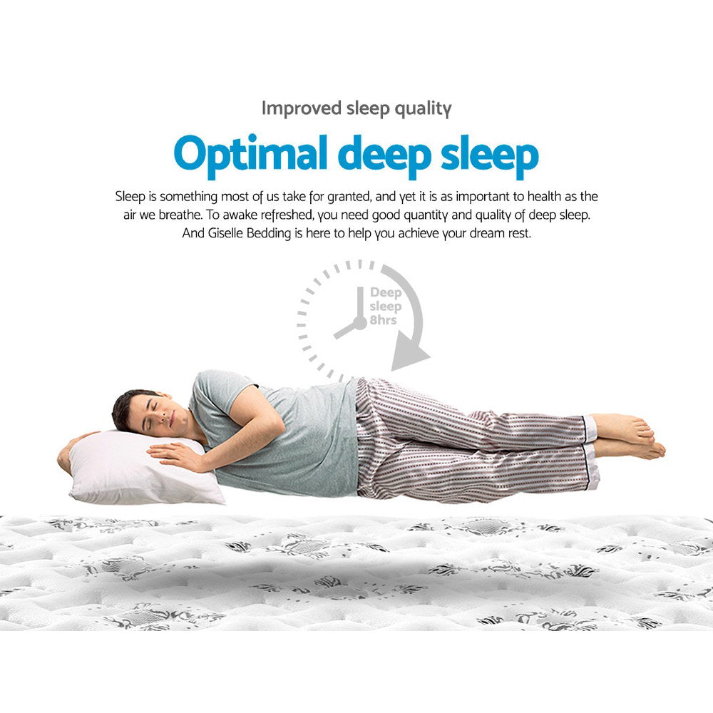 Giselle Bedding 24cm Mattress Pillow Top Single-2