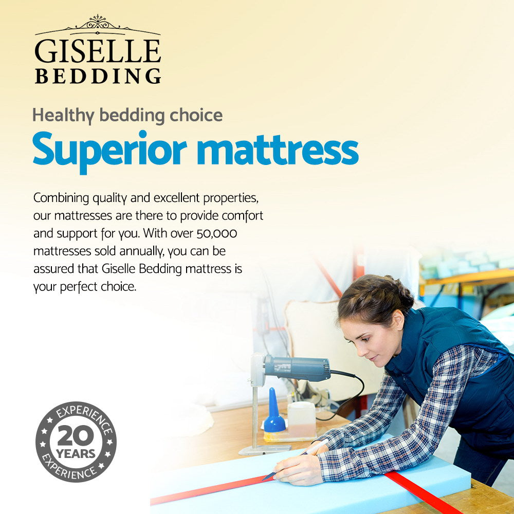 Giselle Bedding 32cm Mattress Euro Top King-3