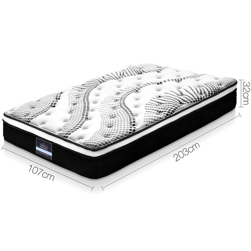 Giselle Bedding 32cm Mattress Euro Top King Single-1