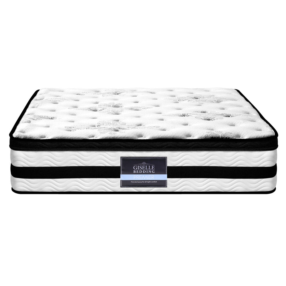 Giselle Bedding 34cm Mattress Euro Top Pocket Spring Double-2