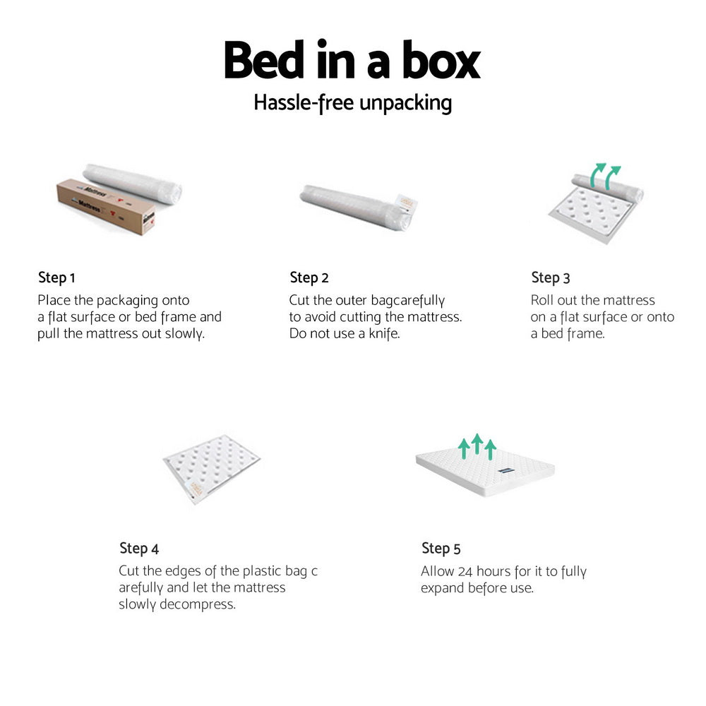 Giselle Bedding 13cm Mattress Tight Top Single-5