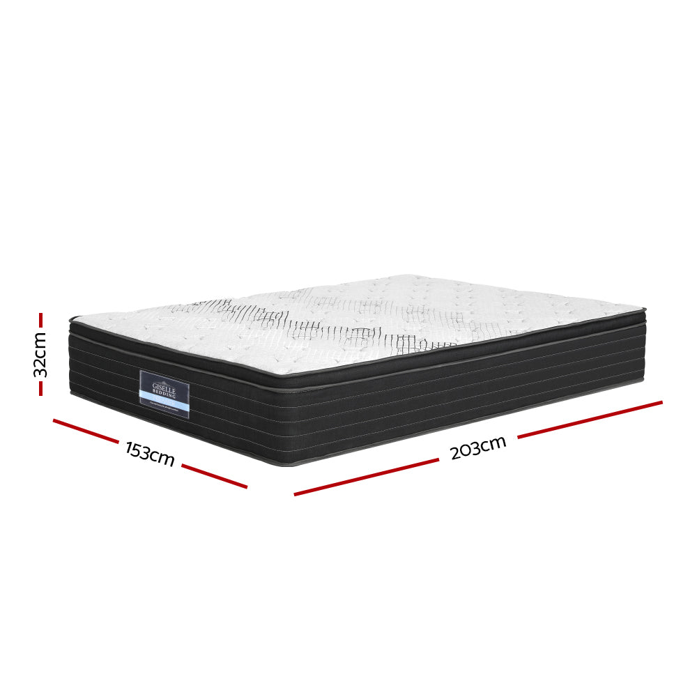 Giselle Bedding 32cm Mattress Extra Firm Queen-1