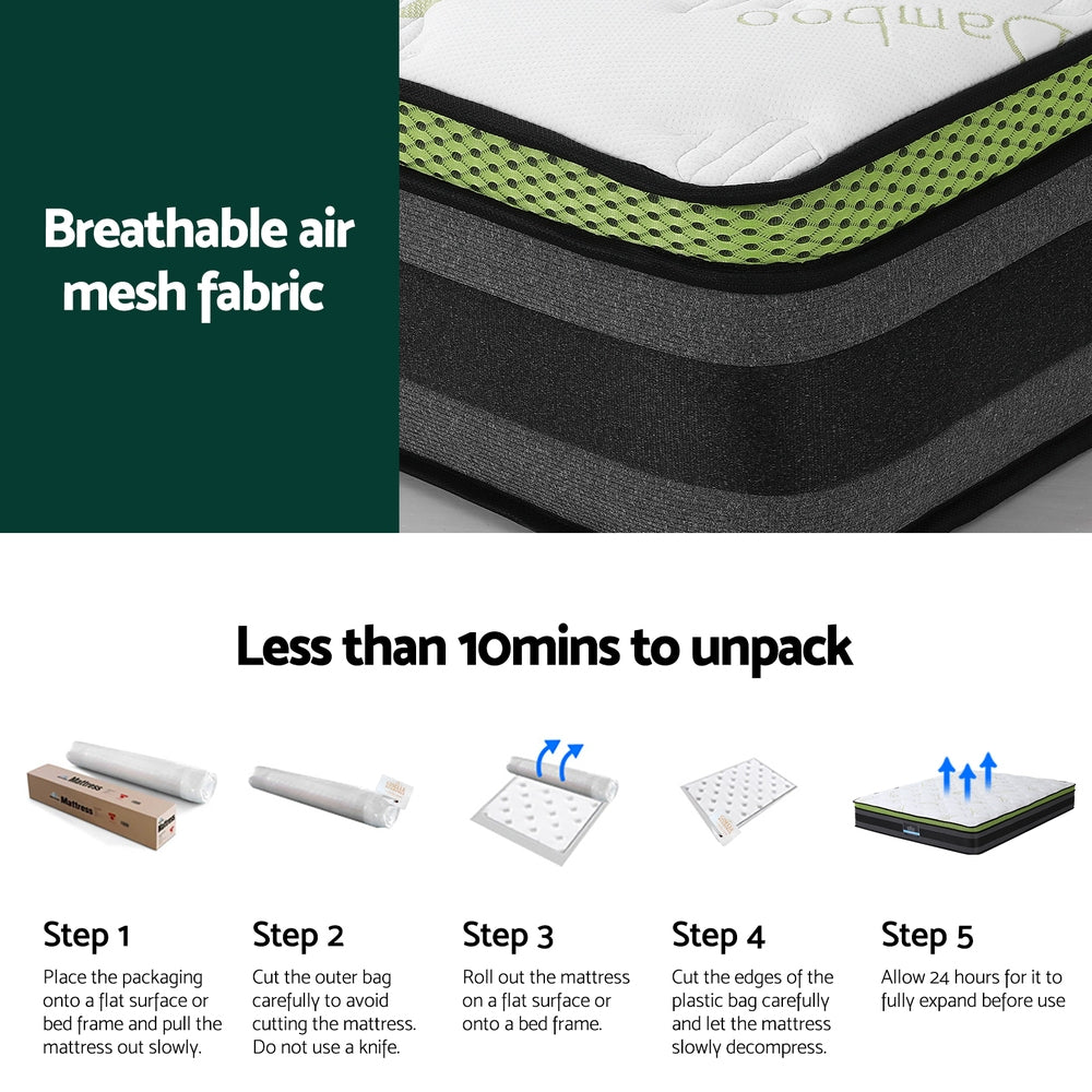 Giselle Mattress Cool Gel Foam 30cm Double-5