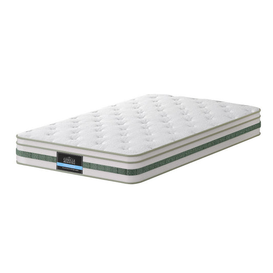 20cm Giselle Mattress Single Green Tea Mattresses-0