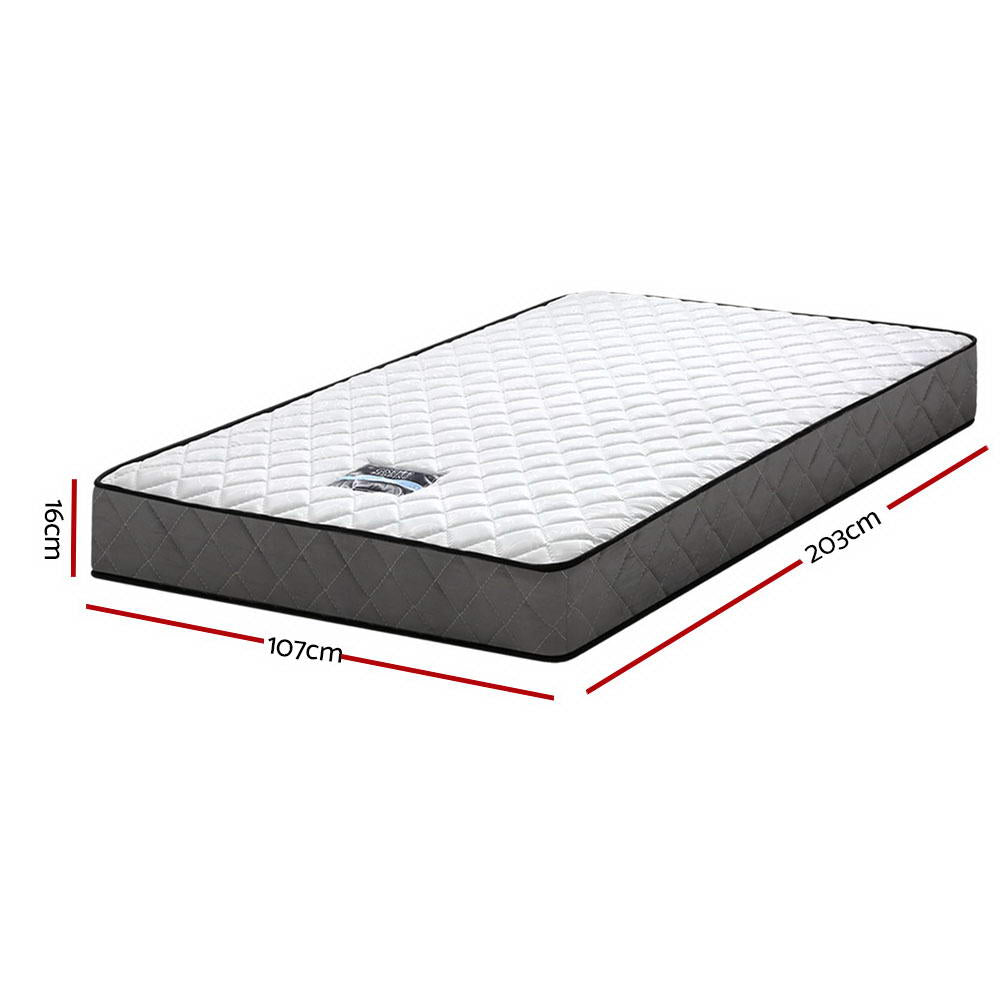 Giselle Bedding 16cm Mattress Tight Top King Single-1