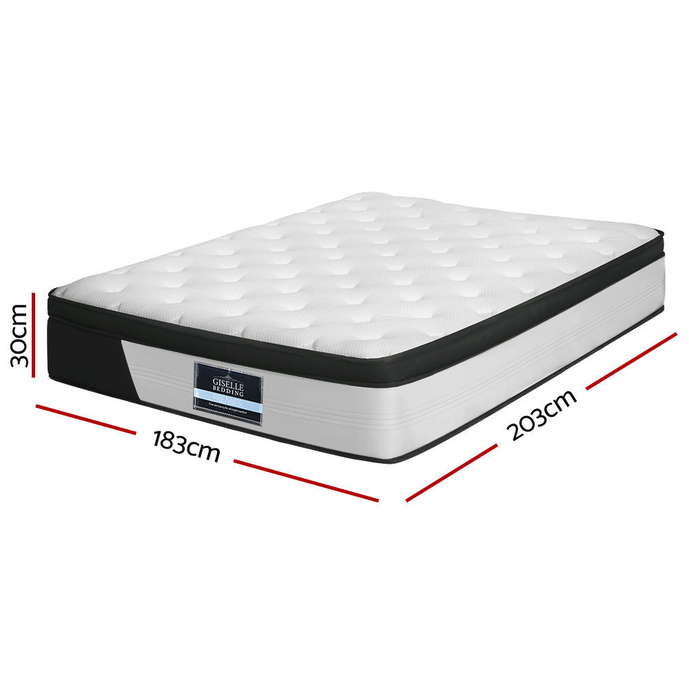 Giselle Bedding 30cm Mattress Euro Top King-1