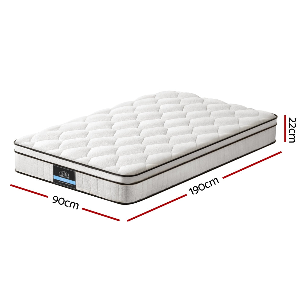 22cm Giselle Mattress Single Size-1