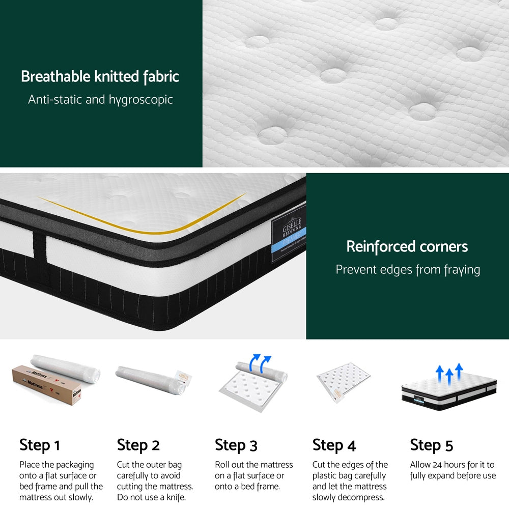 30cm Giselle Mattress Single Size-5