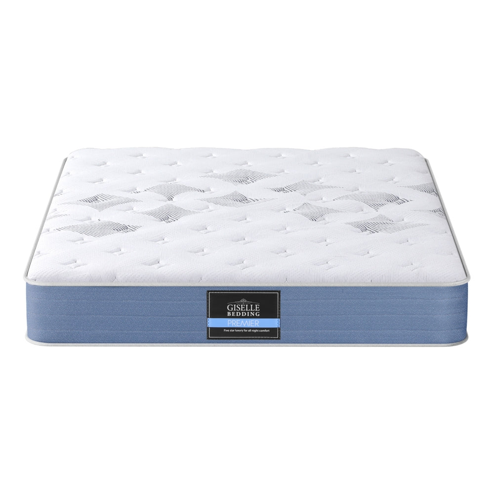 25cm Giselle Mattress Queen Bed Pocket Spring Mattresses-2