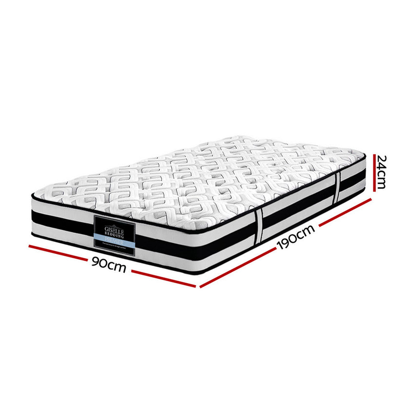 Giselle Bedding 24cm Mattress Super Firm Queen main image 0
