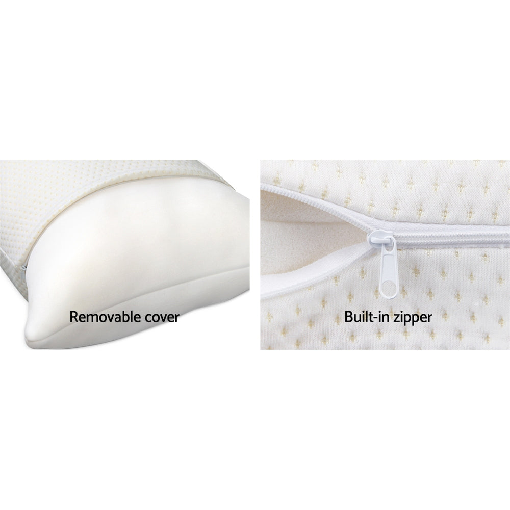 Giselle Bedding Memory Foam Pillow 19cm Thick Twin Pack-4