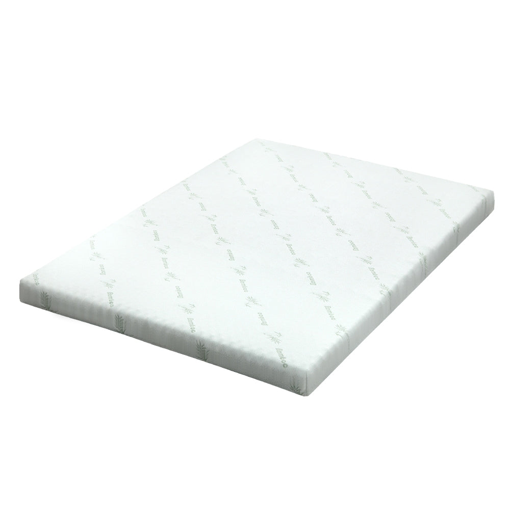 Giselle Bedding Memory Foam Mattress Topper Cool Gel Bed Mat Bamboo 10cm Double-6