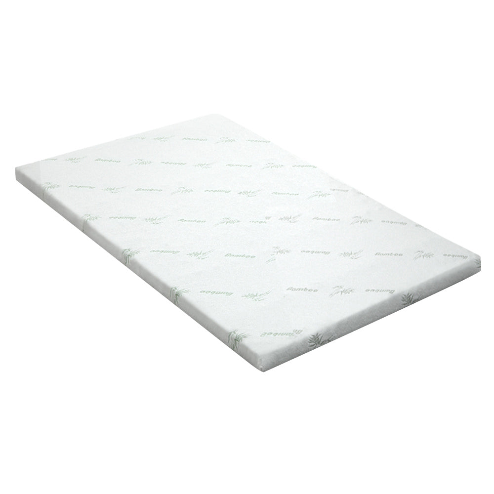 Giselle Bedding Memory Foam Mattress Topper Cool Gel 5cm Single-0