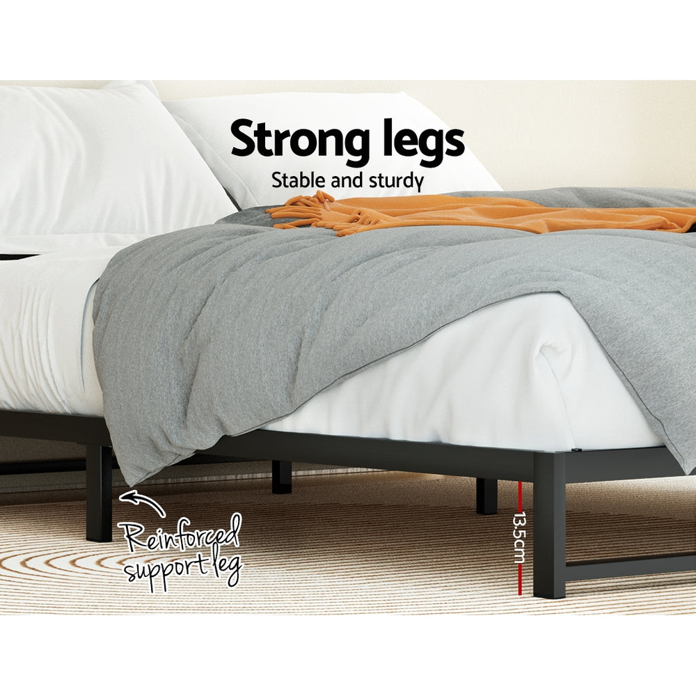 Artiss Bed Frame King Size Metal BERU-5