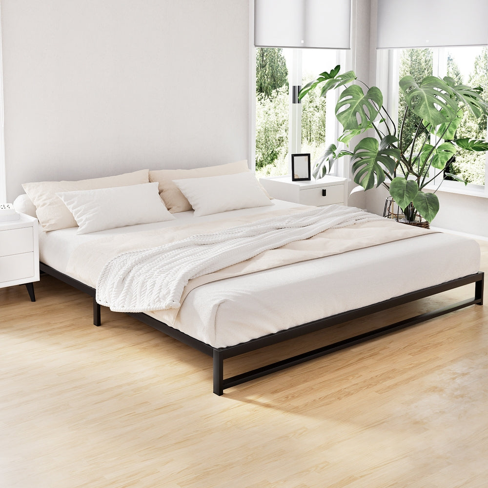 Artiss Bed Frame King Size Metal BERU-6