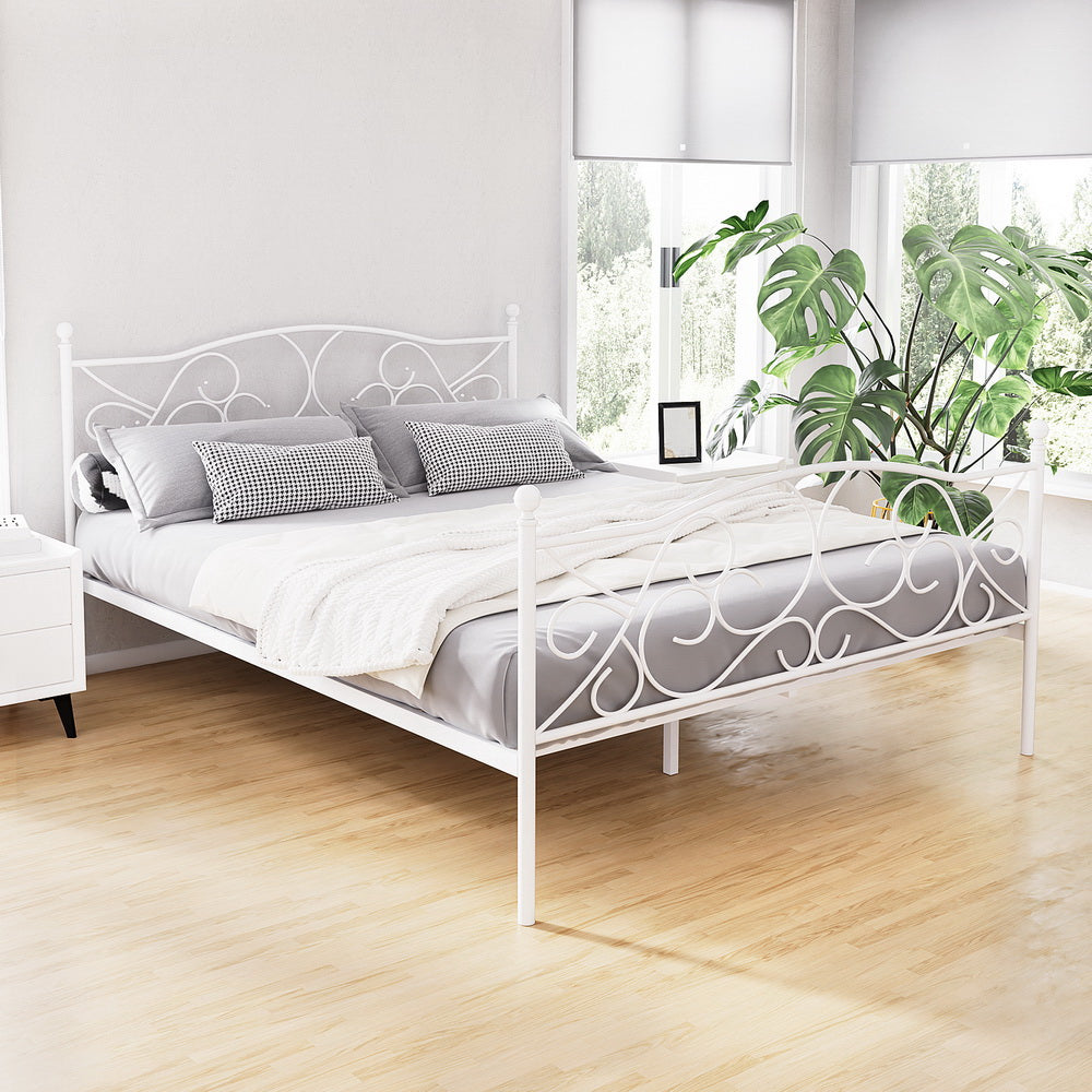 Artiss Bed Frame Queen Size Metal Frame GROA-0