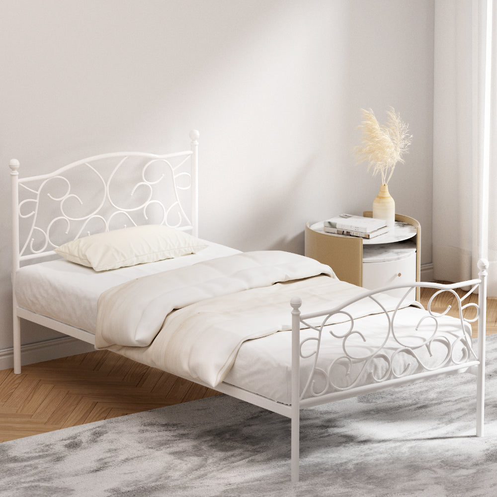 Artiss Bed Frame Single Size Metal Frame GROA-6