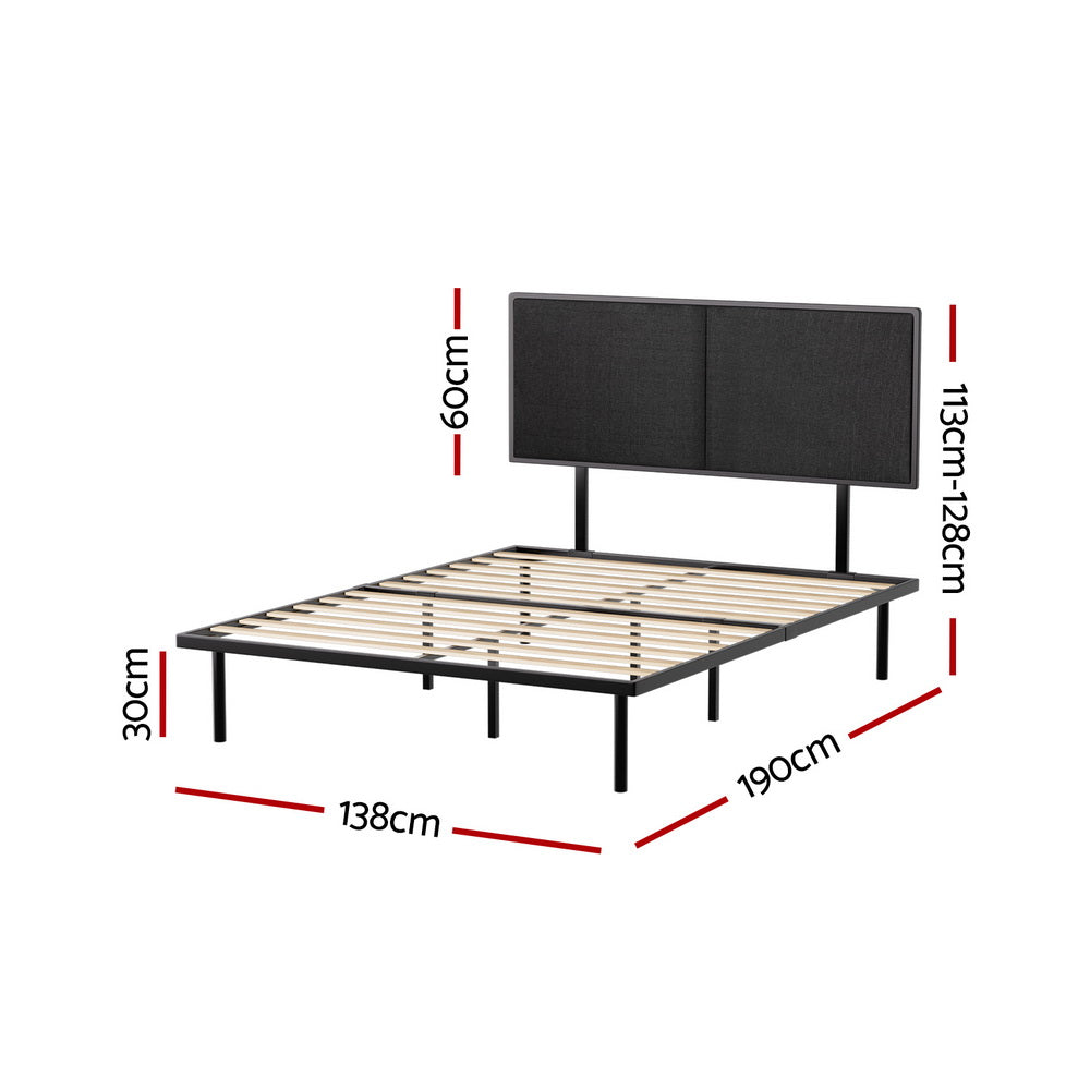 Artiss Bed Frame Double Size Metal Frame NOE-1