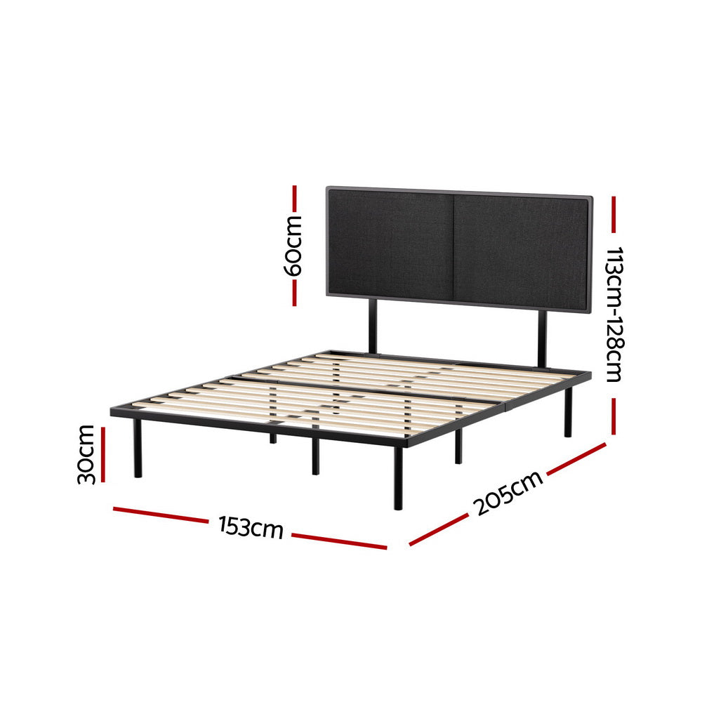 Artiss Bed Frame Queen Size Metal Frame NOE-1