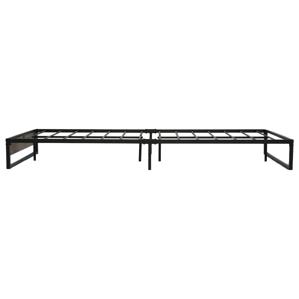 Artiss Bed Frame Metal Frame Bed Base OSLO - Double-2