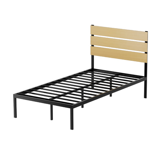 Artiss Bed Frame King Single Size Metal Base Mattress Platform Foundation PAULA-0