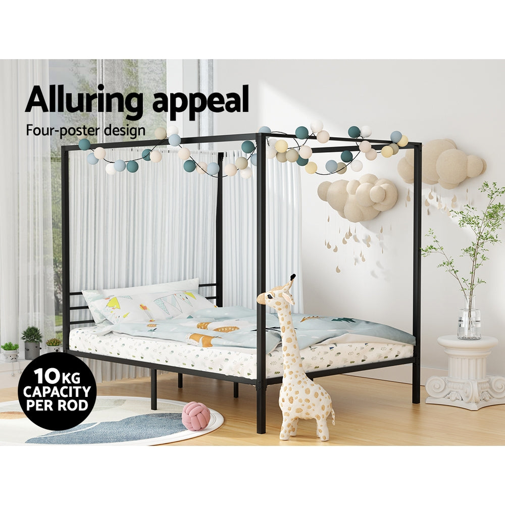 Artiss Bed Frame Queen Size Metal Frame POCHY-5